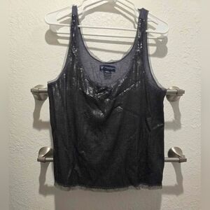 American Eagle Outfitters Sequin Camisole - Dark Gray